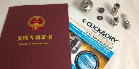chinese patent of spray nozzles